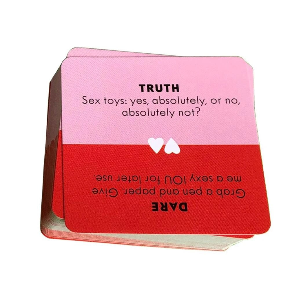 Truth Or Dare For Couples Cards Games Couples Lovers Board Game Supply English Version Includes 150 Gaming Cards Truth Or Dare For Couples Cards Games Couples Lovers Board Game Supply English Version Includes 150 Gaming Cards